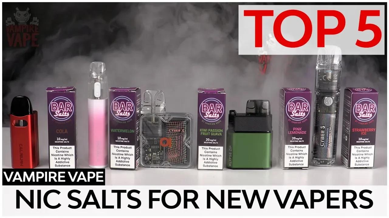 The Top 5 Nic Salt Flavours for New Vapers