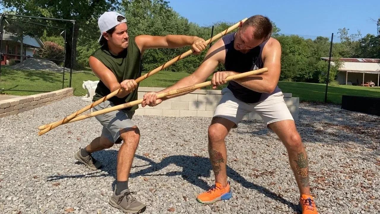 Fighting BO STAFF Techniques from Filipino Martial Arts Incredible!