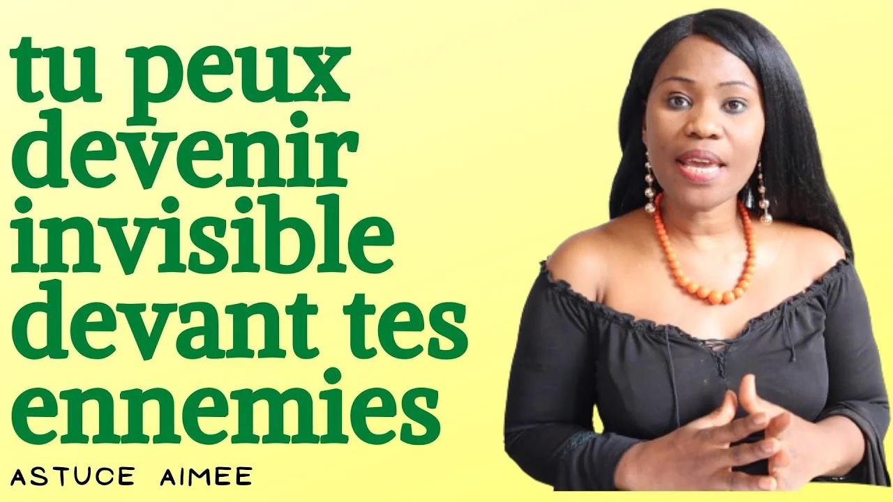 tu peux devenir invisible devant tes ennemies fait ceci (Astuce Aimée)