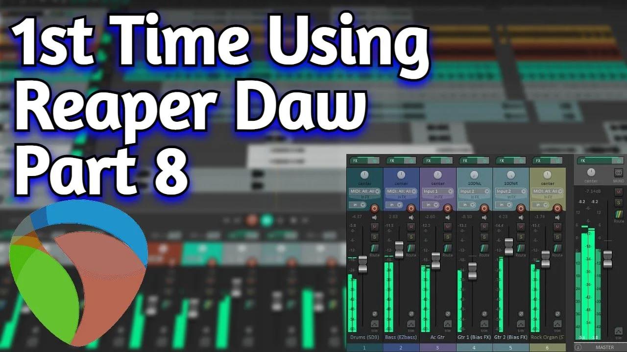 REAPER Daw Tutorial For Beginners - Making Music w/ FREE Vsts - Volume ...