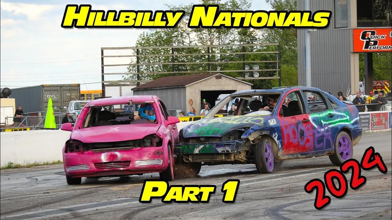 Hillbilly Nationals Demolition Drag Race at National Trail Raceway 2024 ...
