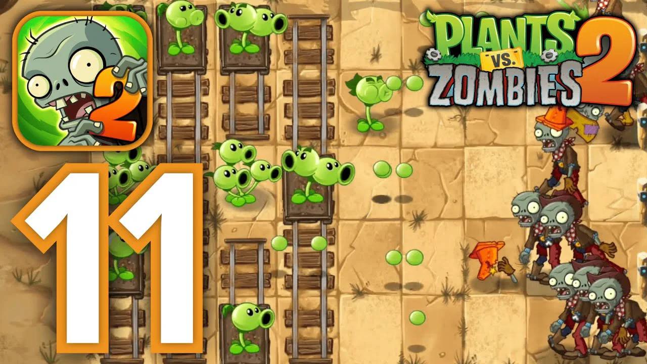 Plants Vs Zombies 2 - Wild West 1 (Gameplay Walkthrough Part 11)