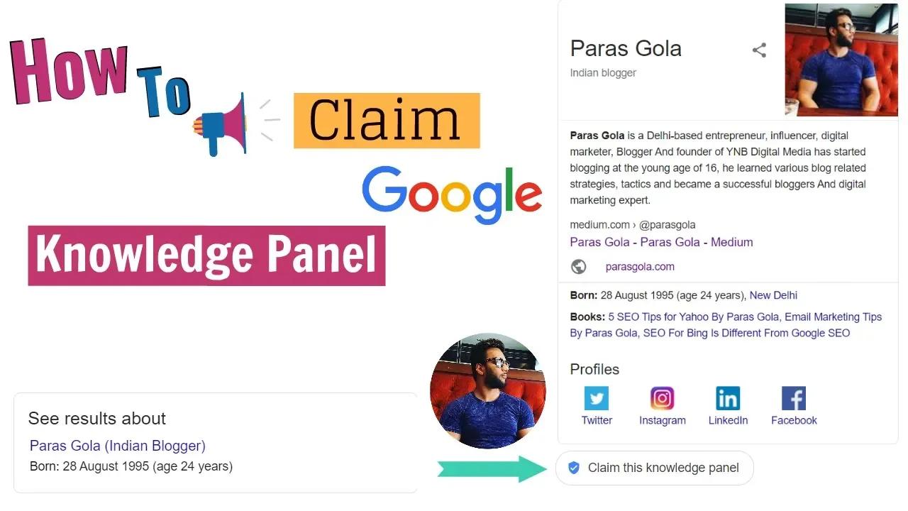 How To Claim Google Knowledge Panel | How To Create Google Knowledge ...