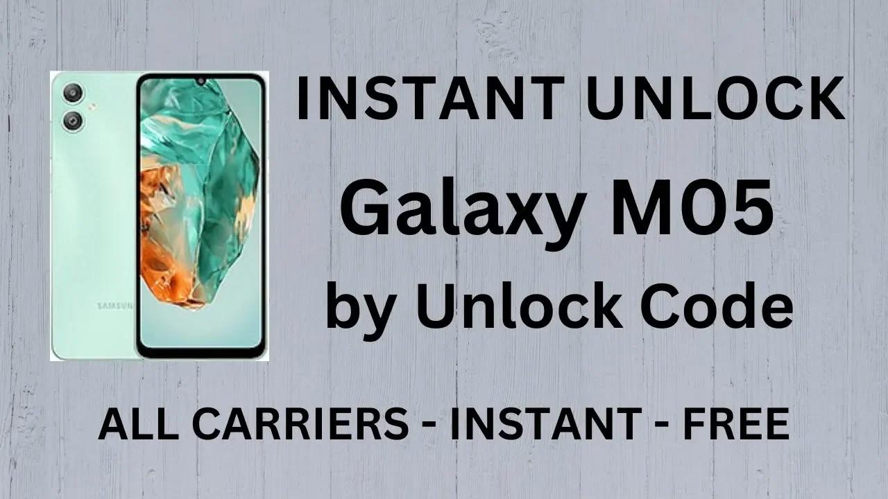 How To Unlock Samsung Galaxy M05 by Unlock Code Generator (100% FREE)