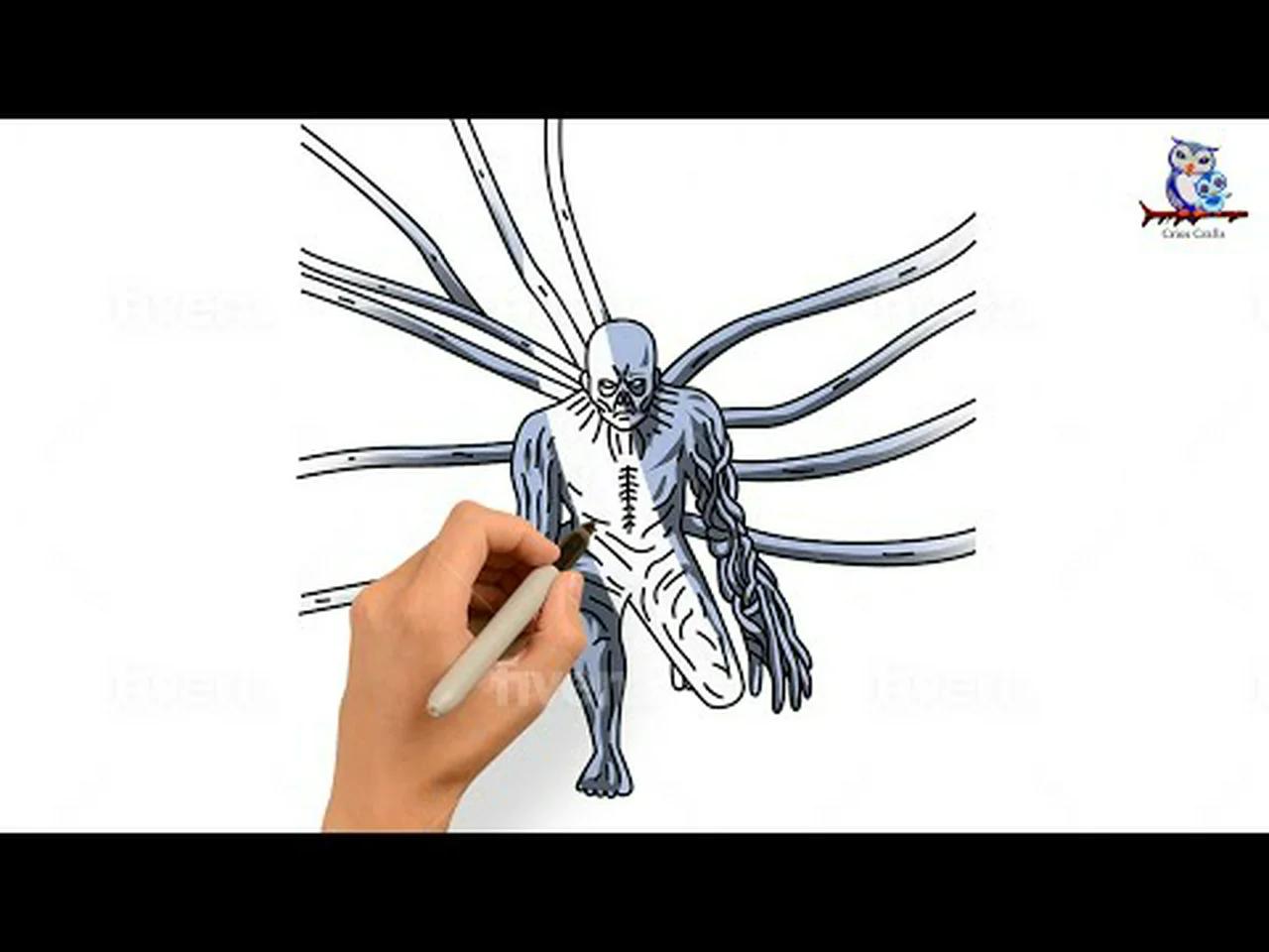 How To Draw Vecna Monster Stranger Things Season 4