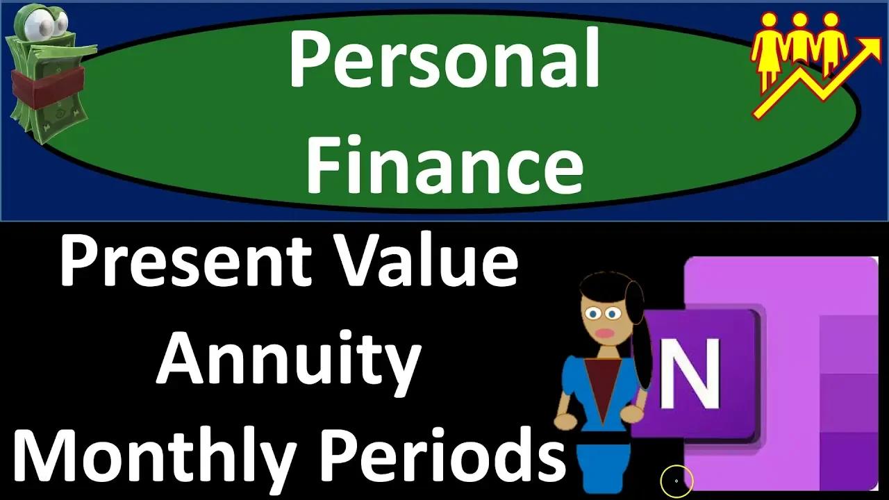 Present Value Annuity Monthly Periods 1222