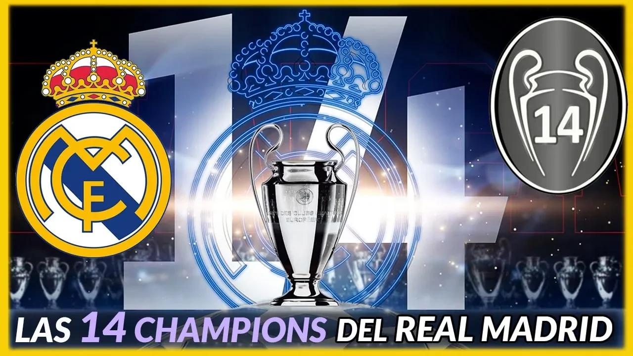 Las 14 CHAMPIONS del REAL MADRID 🏆👑 La Leyenda del Rey de la Copa de Europa