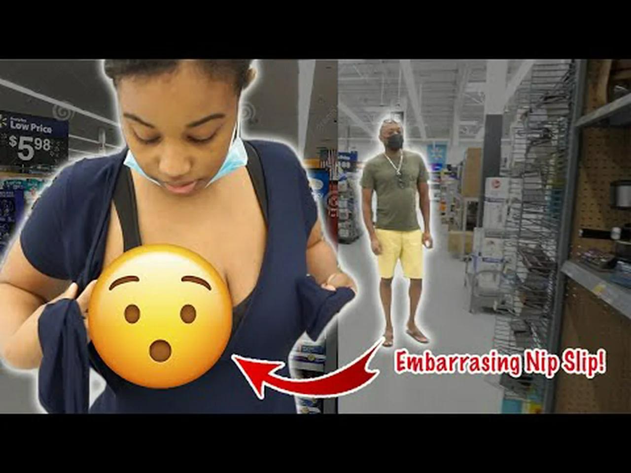 Embarrassing Nip Slip Caught On Camera Public Meltdown 