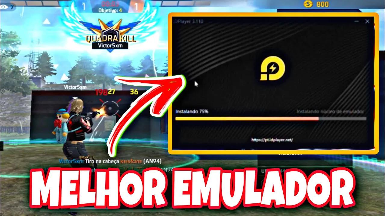 melhor emulador para pc fraco para jogar free fire