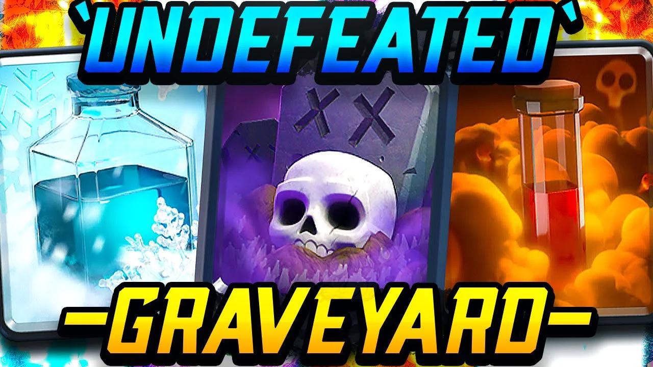EZ UNBEATABLE GRAVEYARD FREEZE Deck in Clash Royale!!