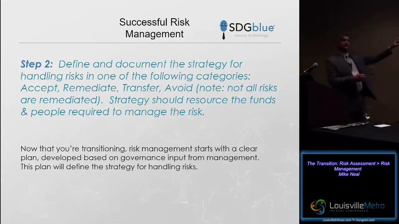 The Transition Risk Assessment Risk Management Mike Neal