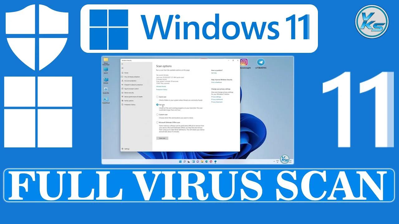 How Do I Run A Full Scan Using Windows Defender Windows Security