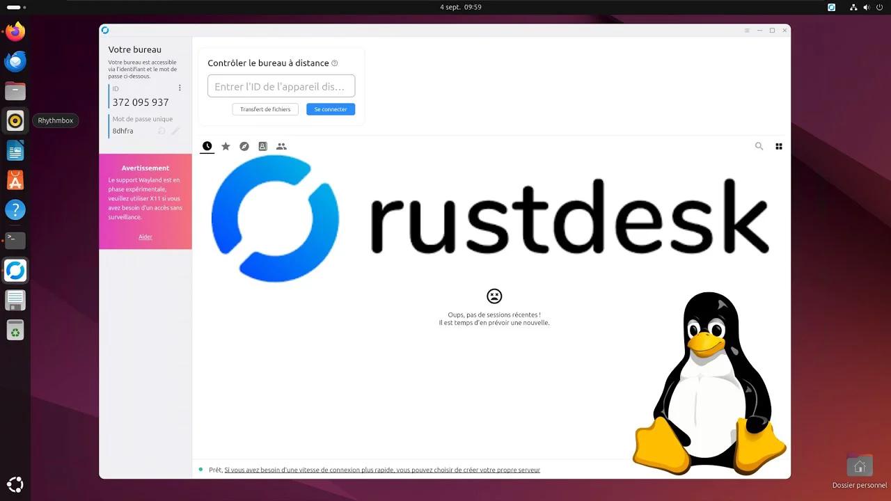 Installer RustDesk sur Ubuntu 24.04 ou 22.04 : Contrôle à Distance ...