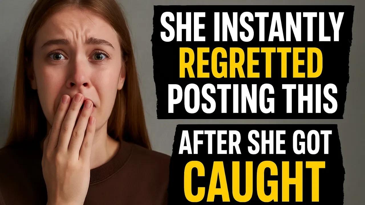 She Instantly Regretted Posting This on Social Media After SHE Got CAUGHT