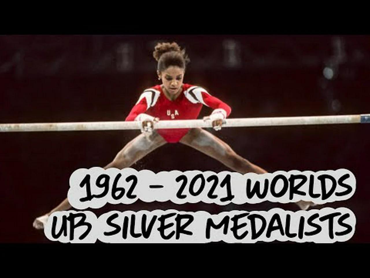 all-uneven-bars-silver-medalists-gymnastics-world-championships-1962-2021