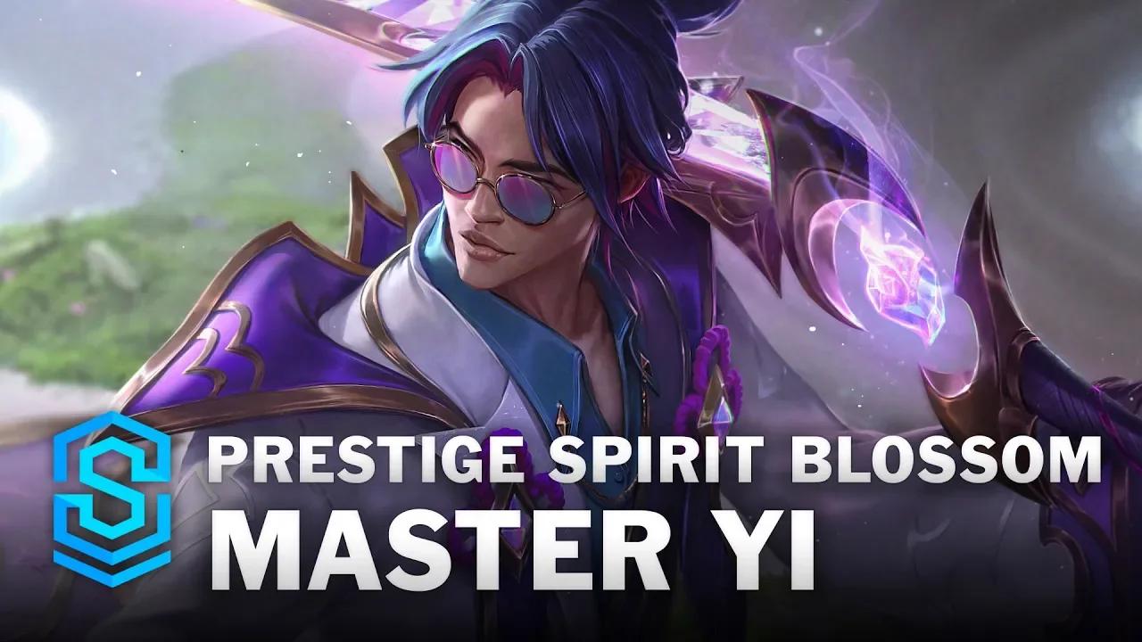 Prestige Spirit Blossom Yi Skin Spotlight   League Of Legends