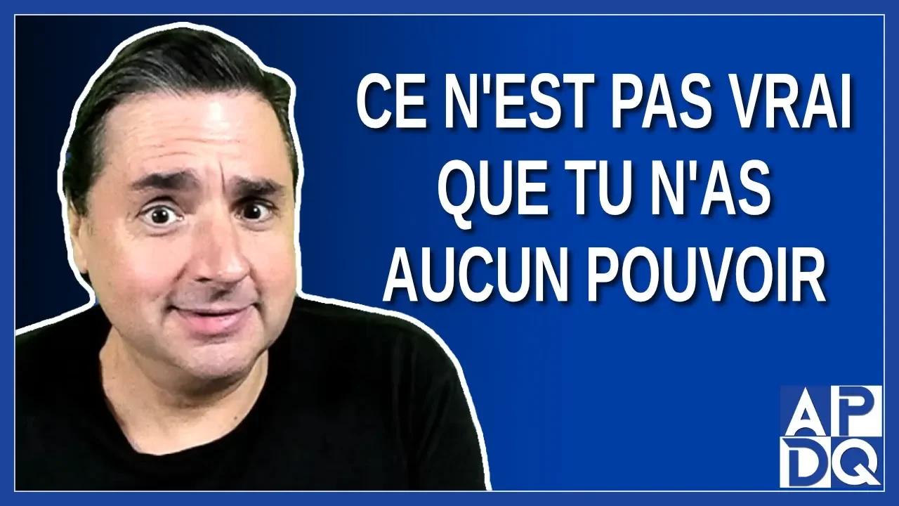 ALORS QUE CE N EST PAS VRAI intelligence overview