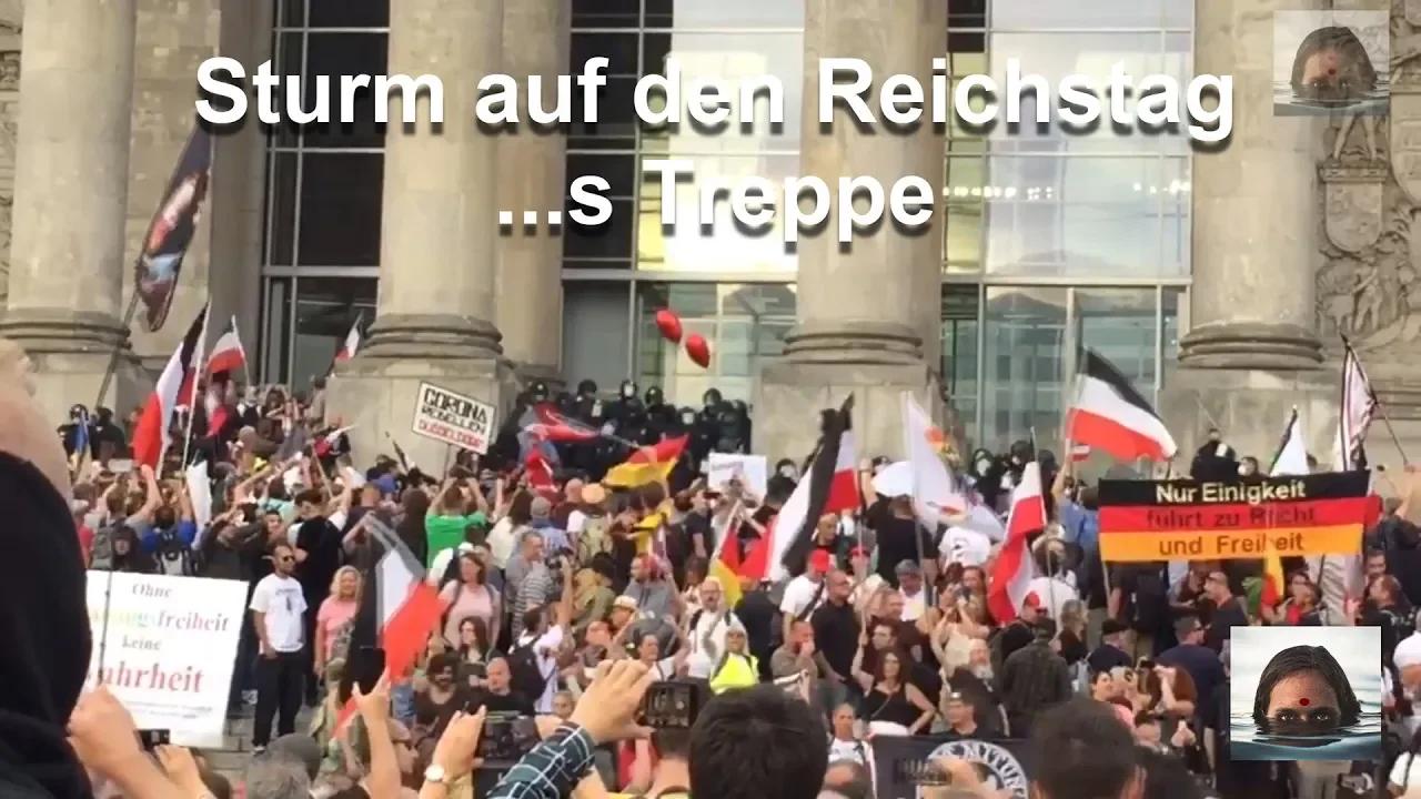 ⁣Der Sturm auf den Reichstag...streppe, Berlin, 29.08.2020 (Keine Querdenken Demo!!!)