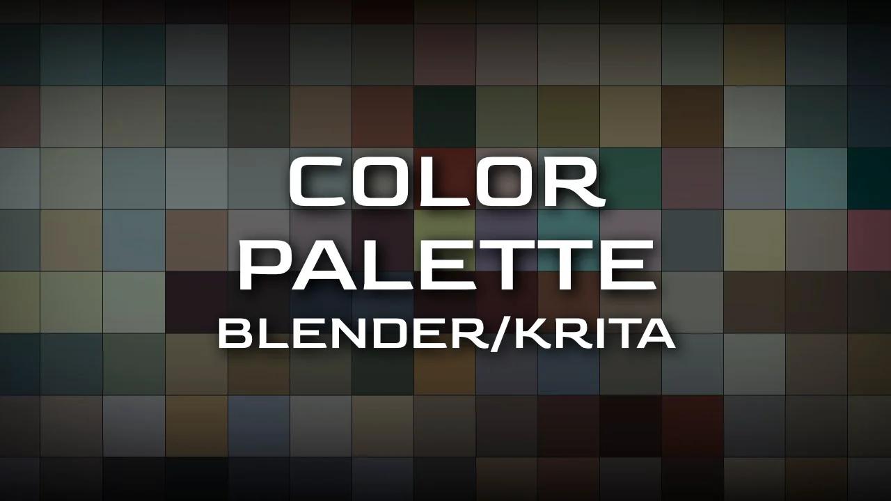 Color Palette Blender/Krita