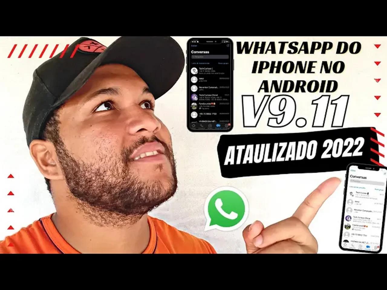 COMO BAIXAR E INSTALAR O WHATSAPP IGUAL DO IPHONE NO ANDROID ...