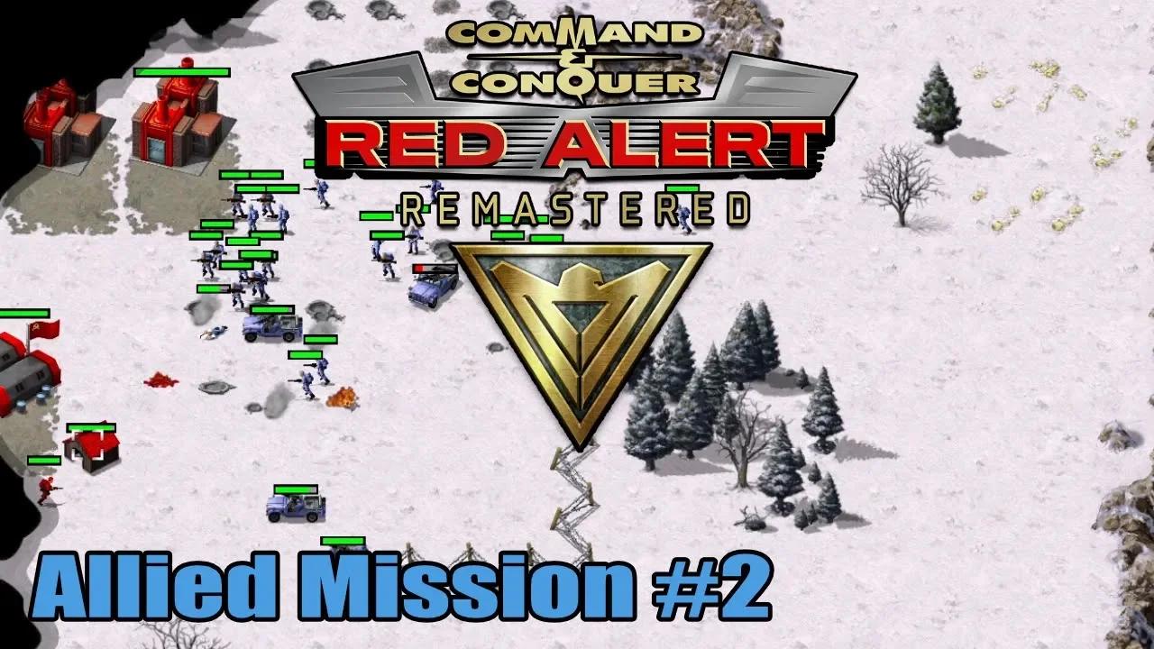 Command and Conquer Red Alert Remastered Gameplay Allied Mission #2 ...