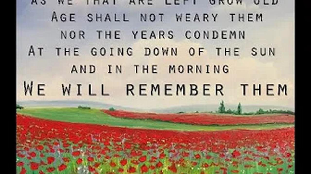 We Will Remember Them