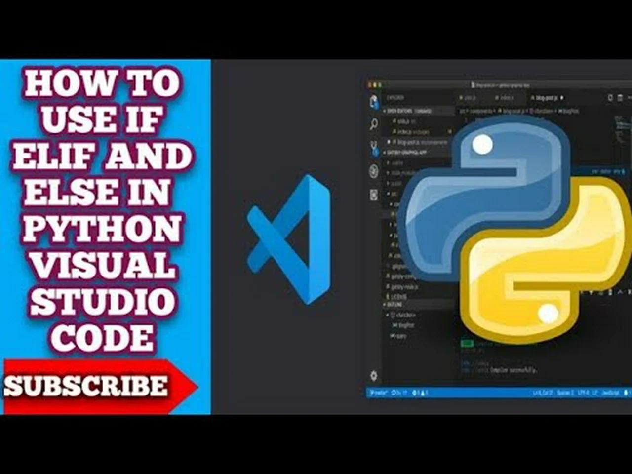 How to use if elif and else in python | if elif and else in python ...