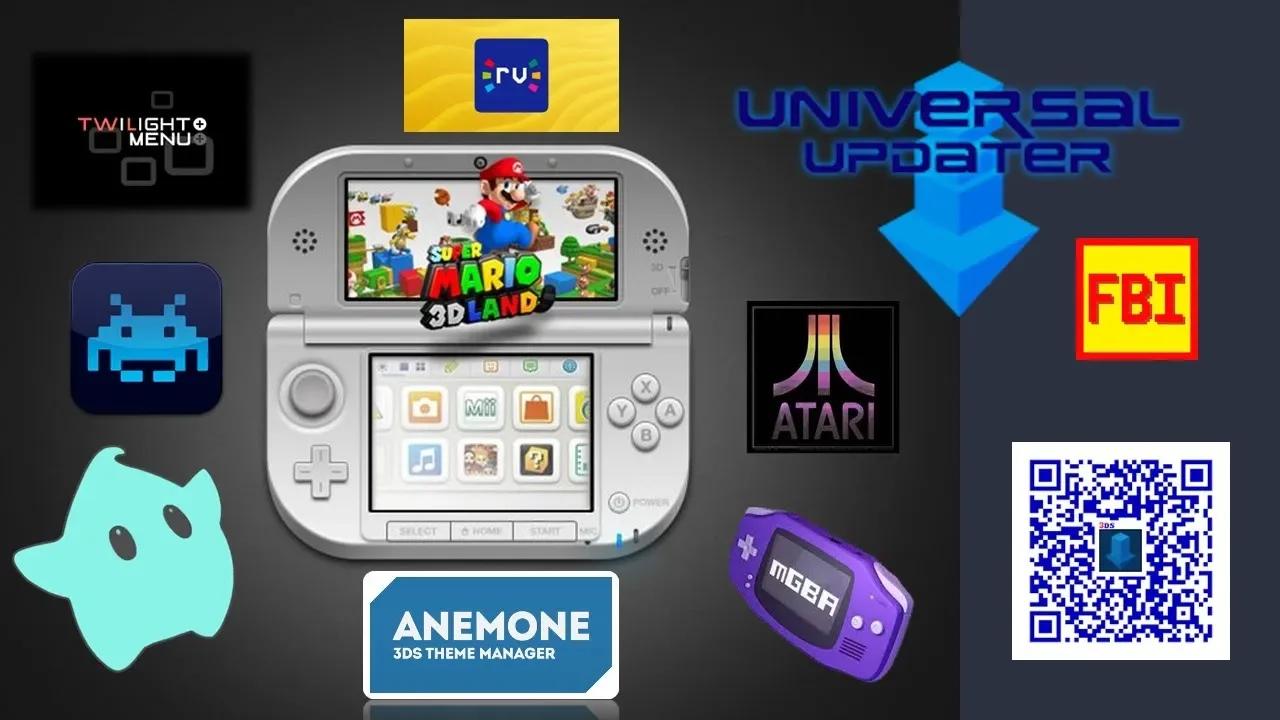 La mejor aplicación para 3DS - 2DS **Universal Updater.** Instala ...