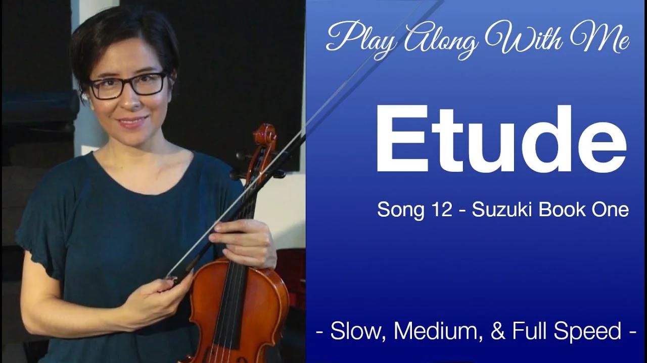 ETUDE Suzuki Violin Book 1 (Slow, Medium & Full Speed)