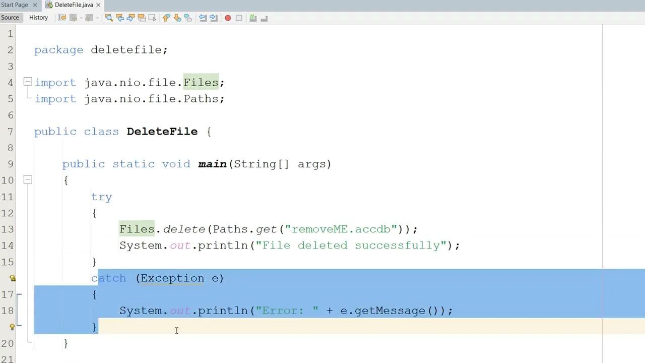 How to Delete a File Using Java