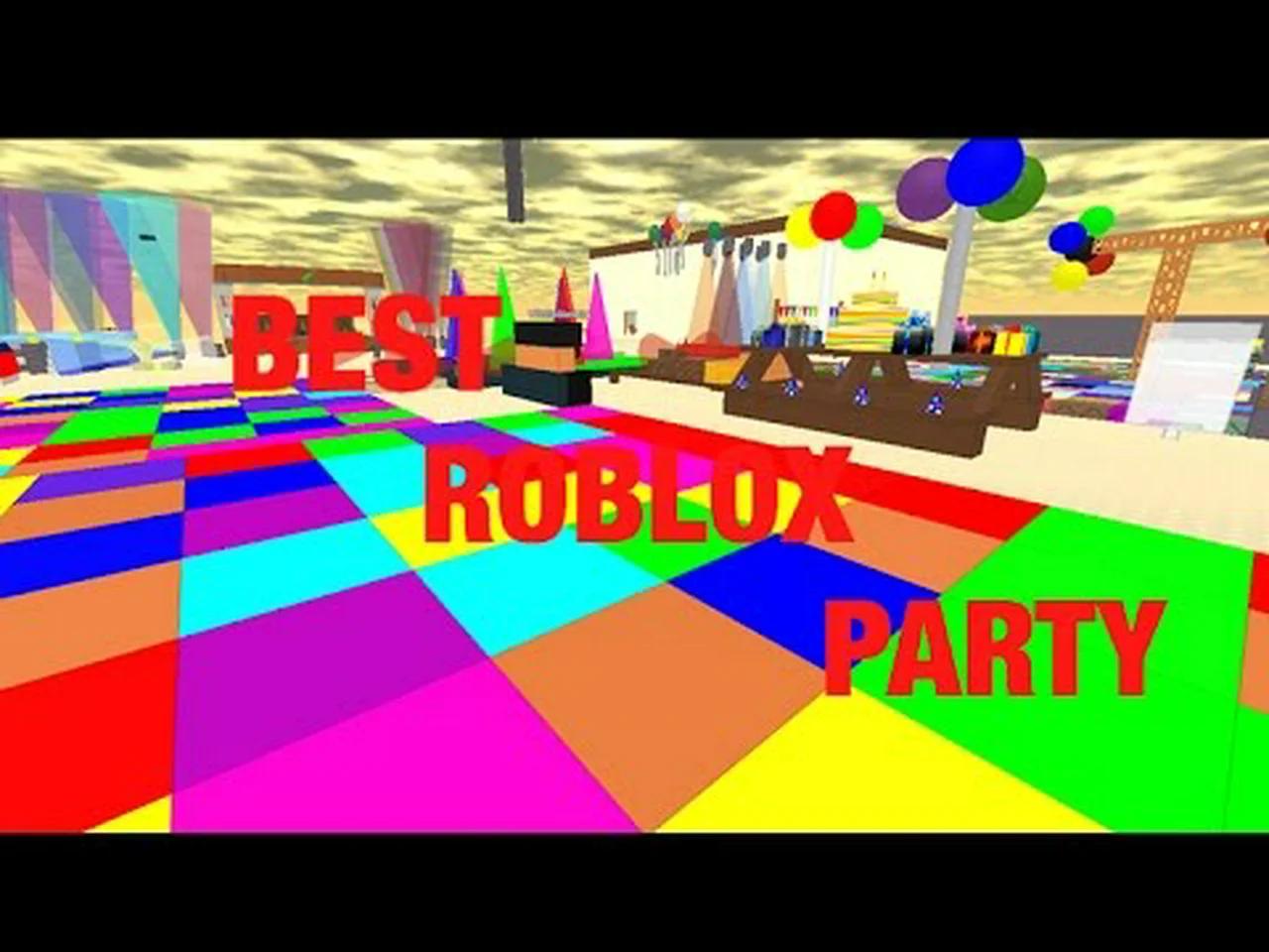 BEST PARTY in ROBLOX EVER!!