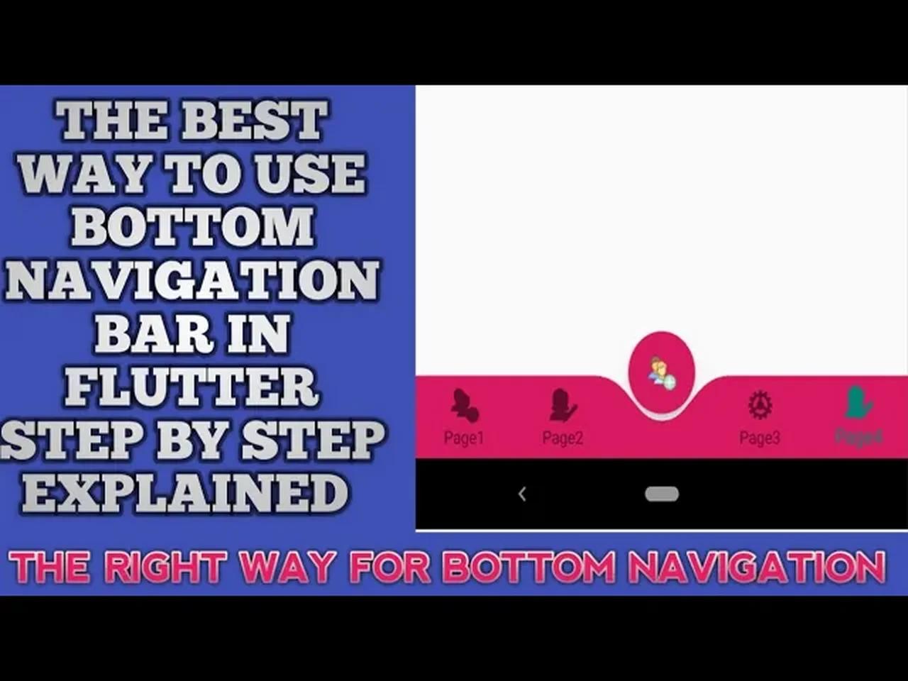Bottom Navigation Bar Flutter | Flutter Bottom navigation Bar | Bottom ...