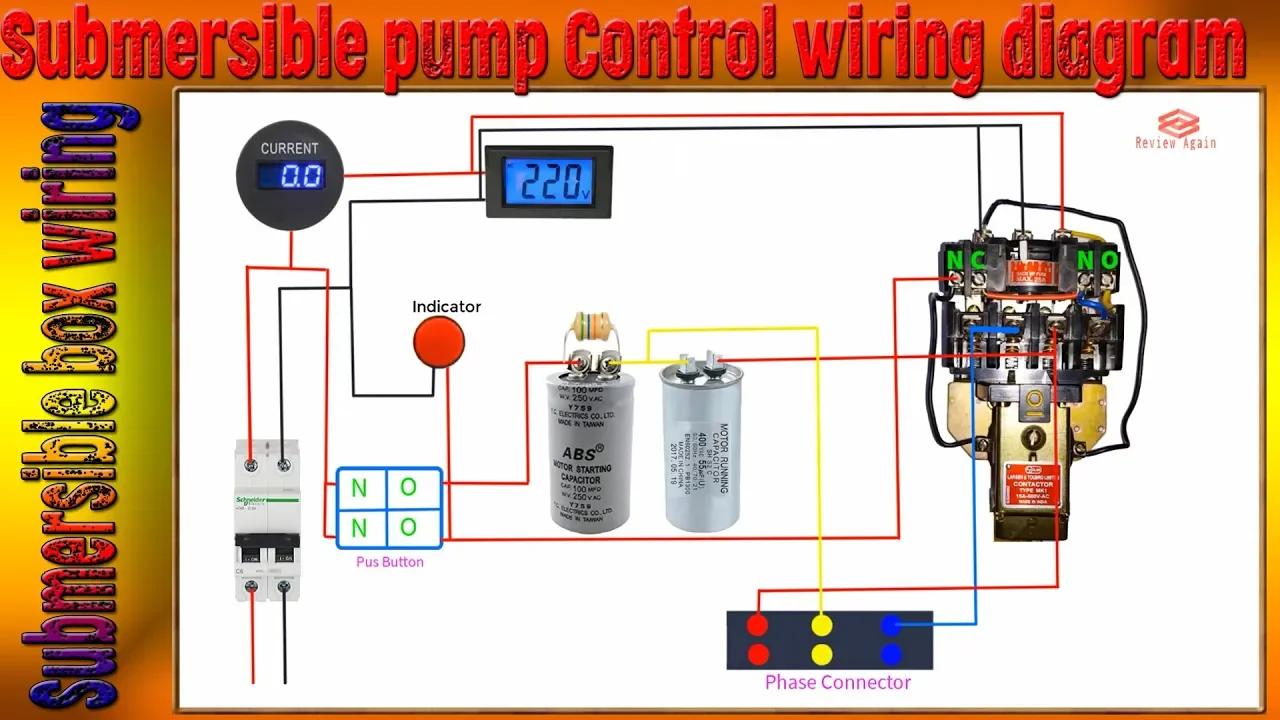 Submersible pump Control wiring diagram - Submersible pump box control ...
