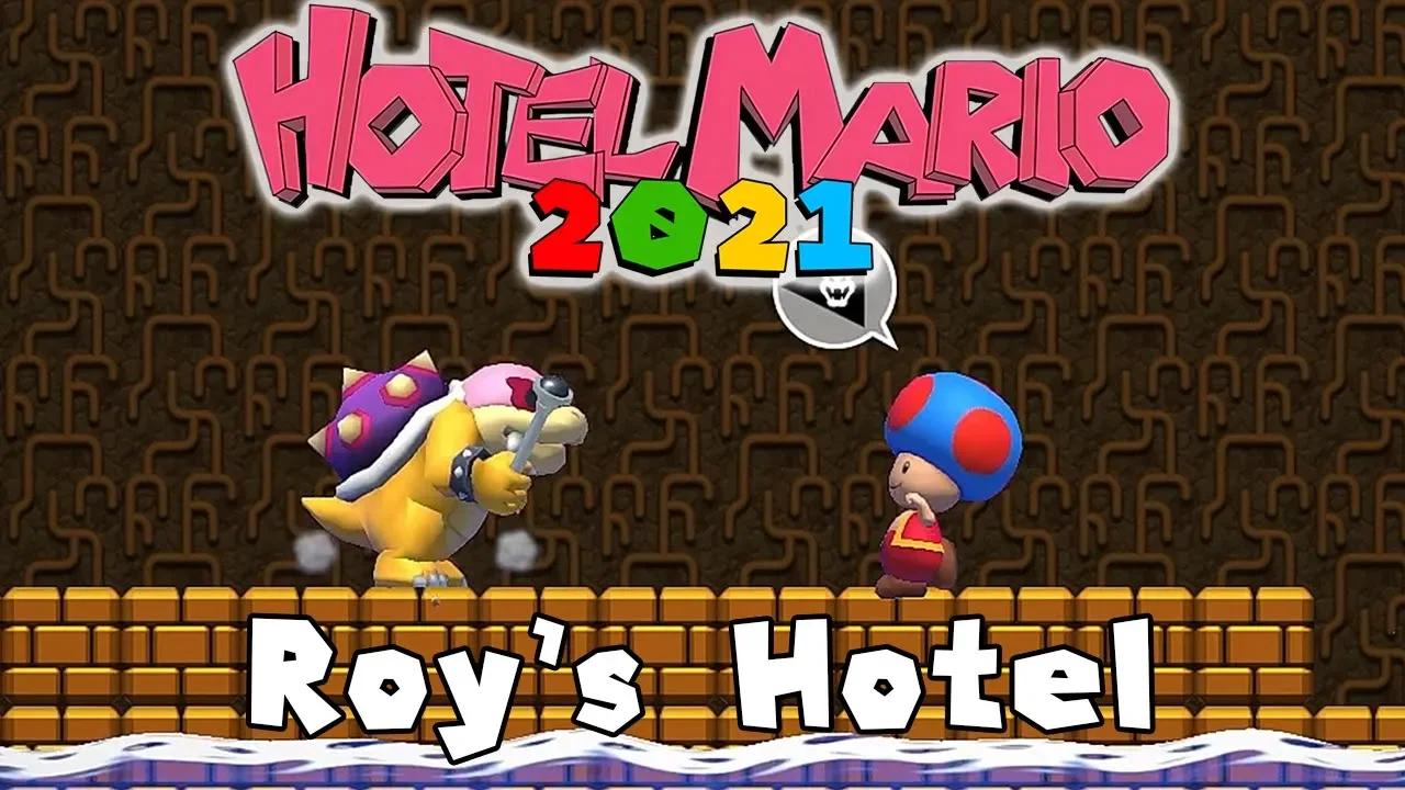 Hotel Mario REMASTERED 2021 - Roy's Hard Brick Hotel (Super Mario Maker 2)