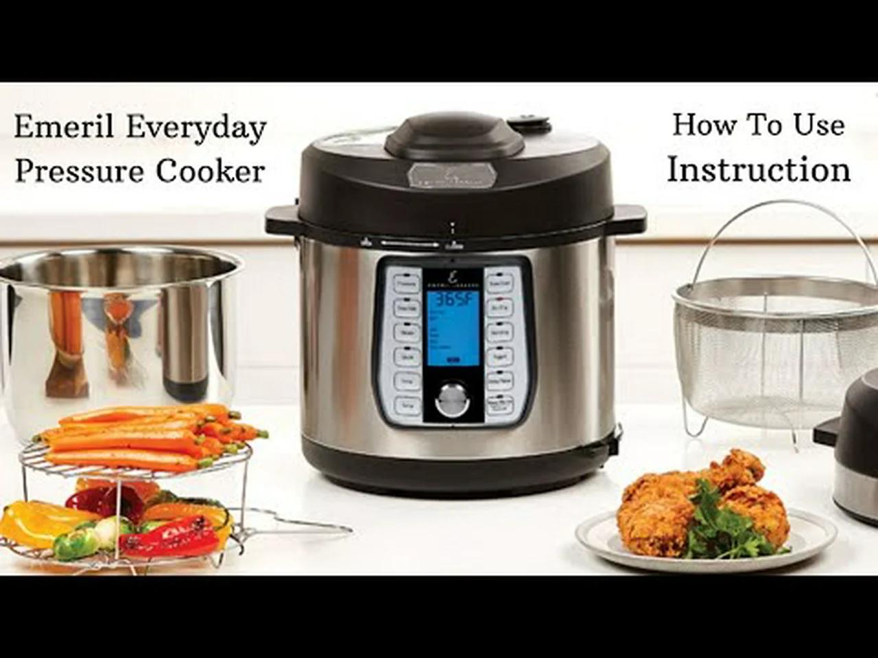Pressure Cooker Emeril Air Fryer How to Use Instructions