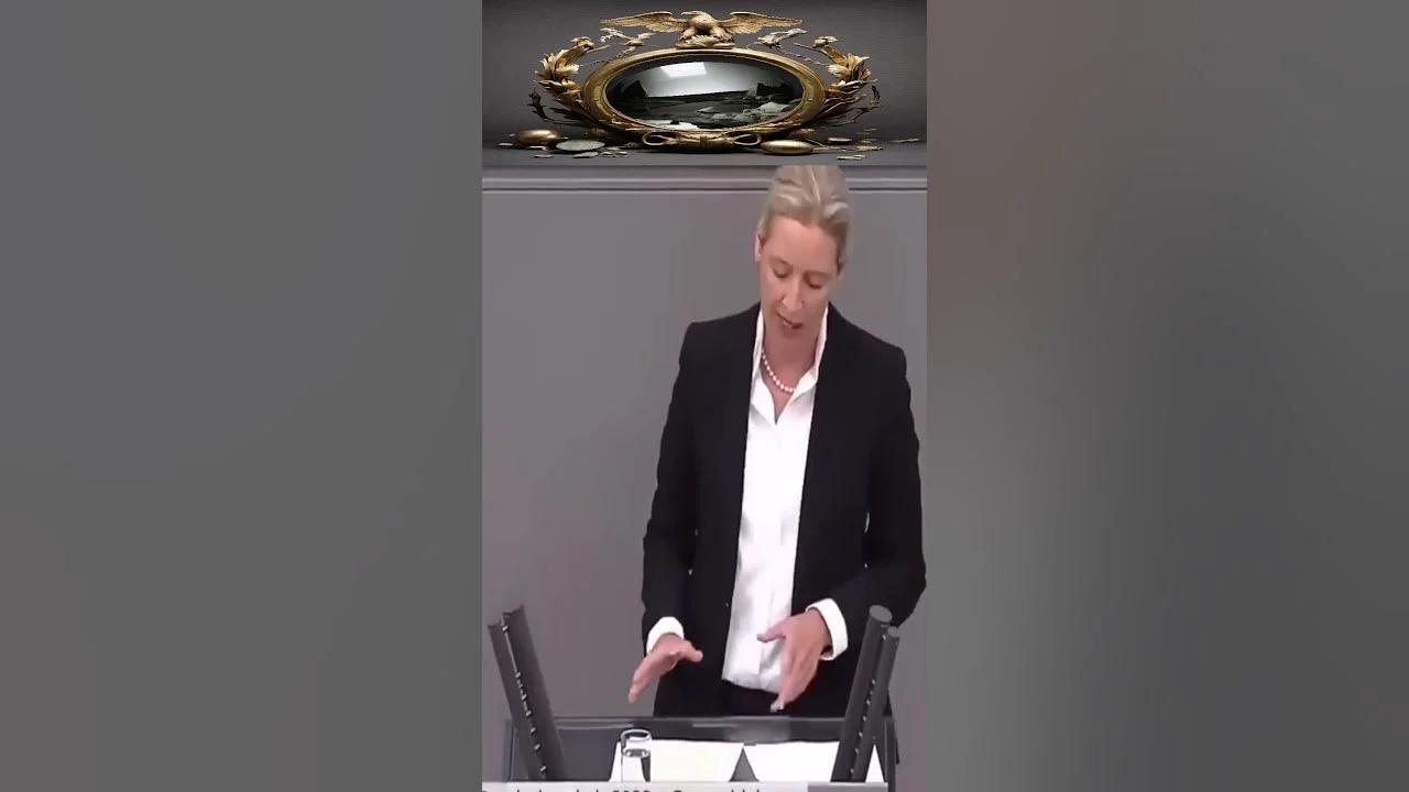 Alice Weidel: Politisch gemachte Krise (Menschen, Politik) #alice #