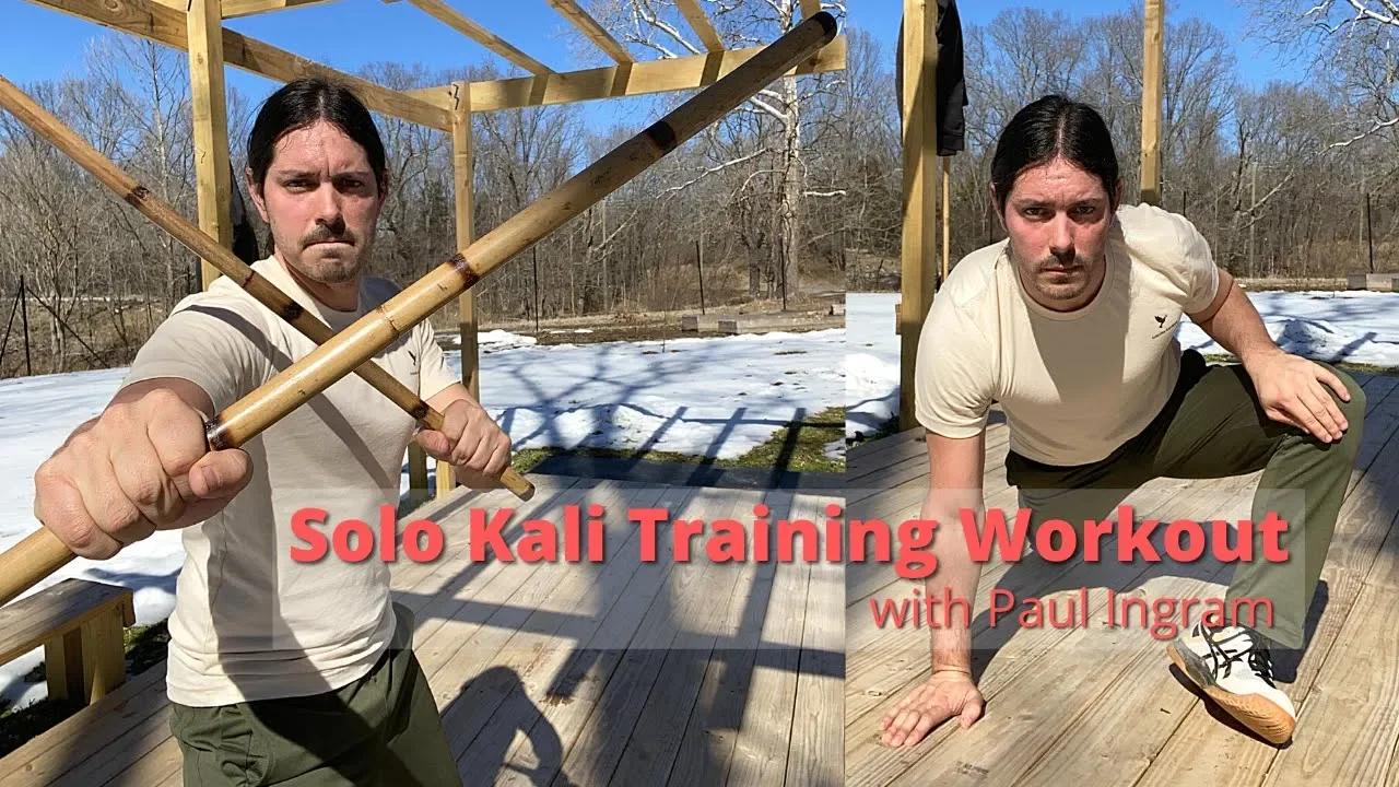 Filipino Martial Arts SOLO Training WORKOUT Kali Escrima Arnis
