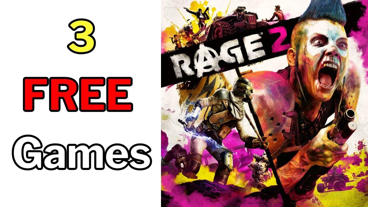 3 FREE Games to keep Including Rage 2 Deluxe Edition