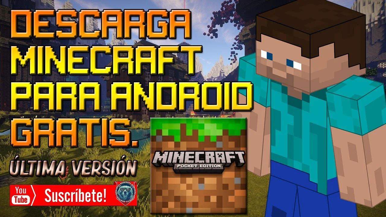 DESCARGA MINECRAFT GRATIS PARA ANDROID ULTIMA VERSION MEDIAFIRE