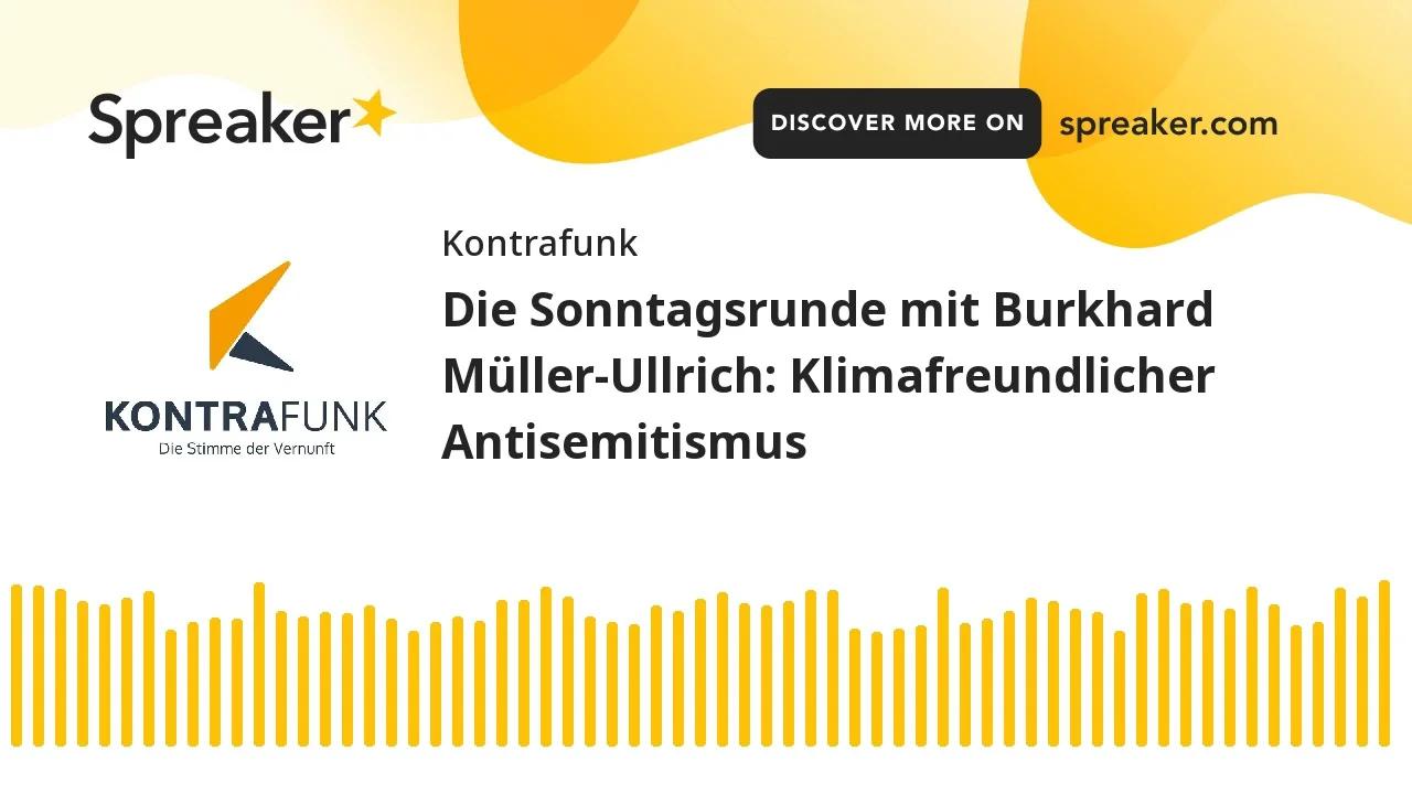 Die Sonntagsrunde mit Burkhard MüllerUllrich Klimafreundlicher
