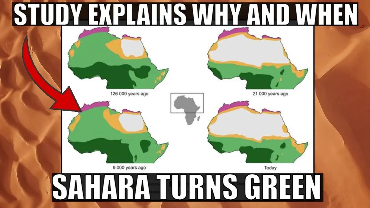 Study Explains Why Sahara Desert Turns Green Every Years