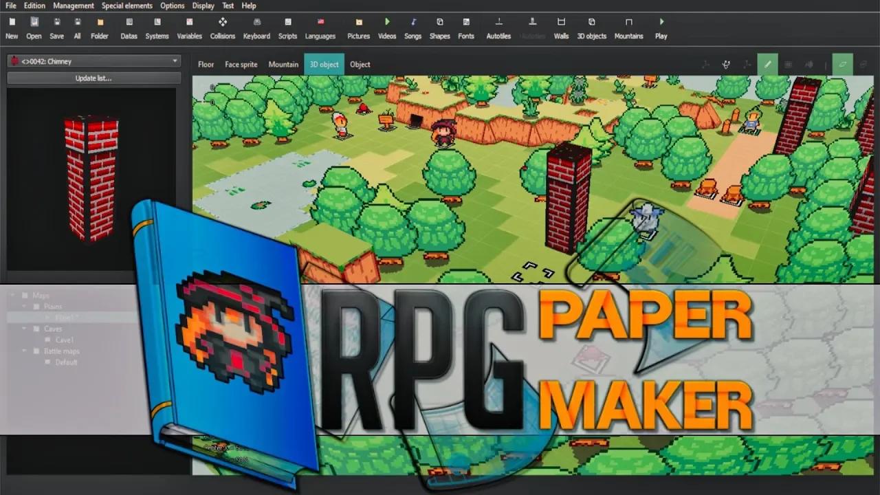 RPG PAPER MAKER Game Engine Hands-On