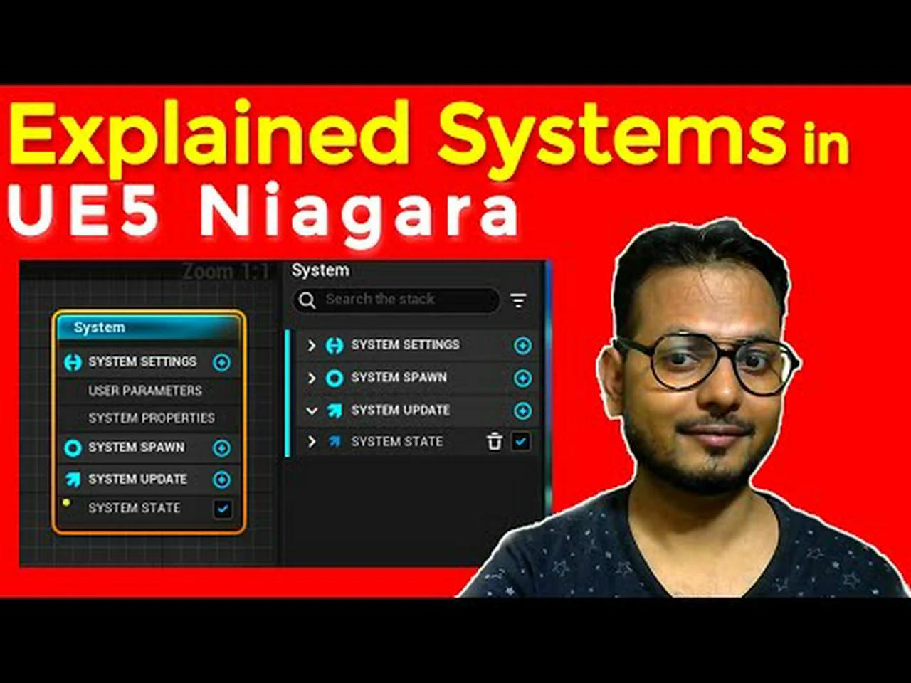 Explained system in ue5 niagara tutorial
