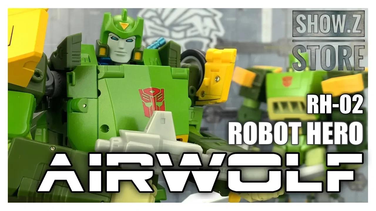 Robot Hero RH 02 AIRWOLF Transformers Masterpiece Springer Review