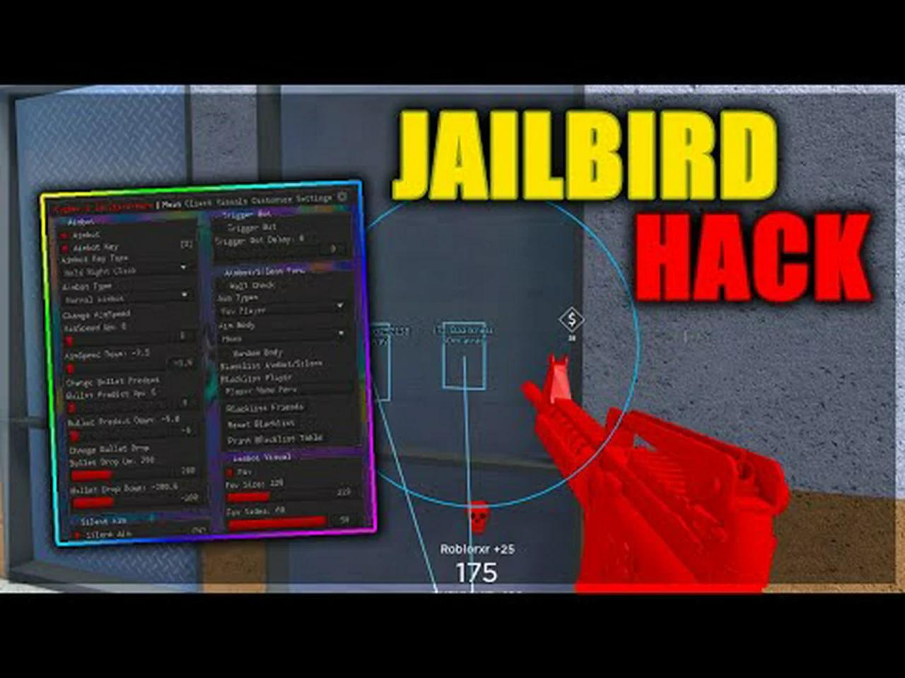 ROBLOX Jailbird SCRIPT GUI HACK | AIMBOT, KILL ALL, ESP, RAINBOW GUN ...