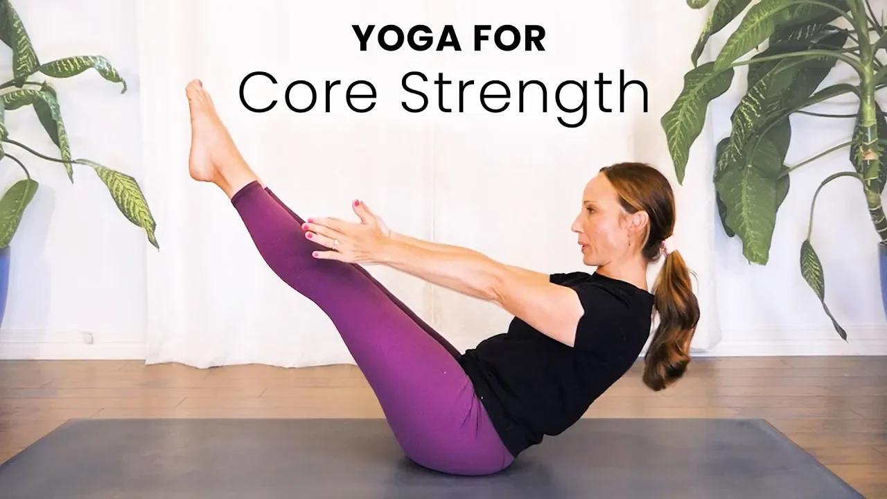 Building Stronger Core, Yoga for Beginners with Tessa | 20 Minute Workout