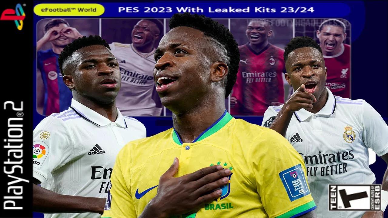 PES 2023 PS2 INCRÍVEL VERSÃO JUNHO 100% ATUALIZADO