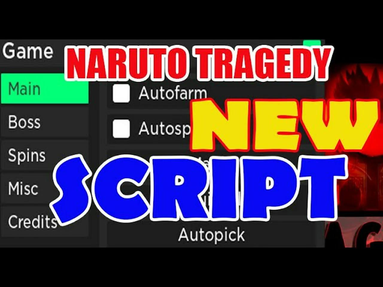 Naruto tragedy script roblox auto farm inf chakra codes auto kill