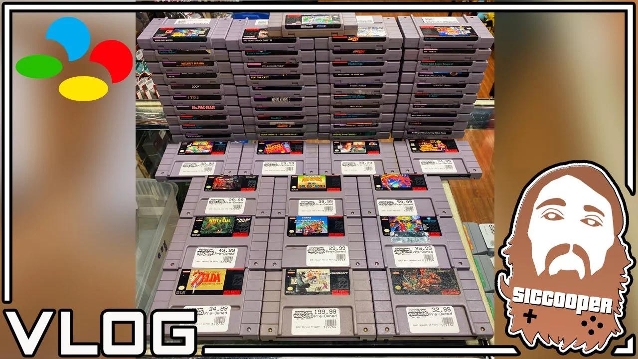We Purchased An Awesome Super Nintendo Collection Siccooper