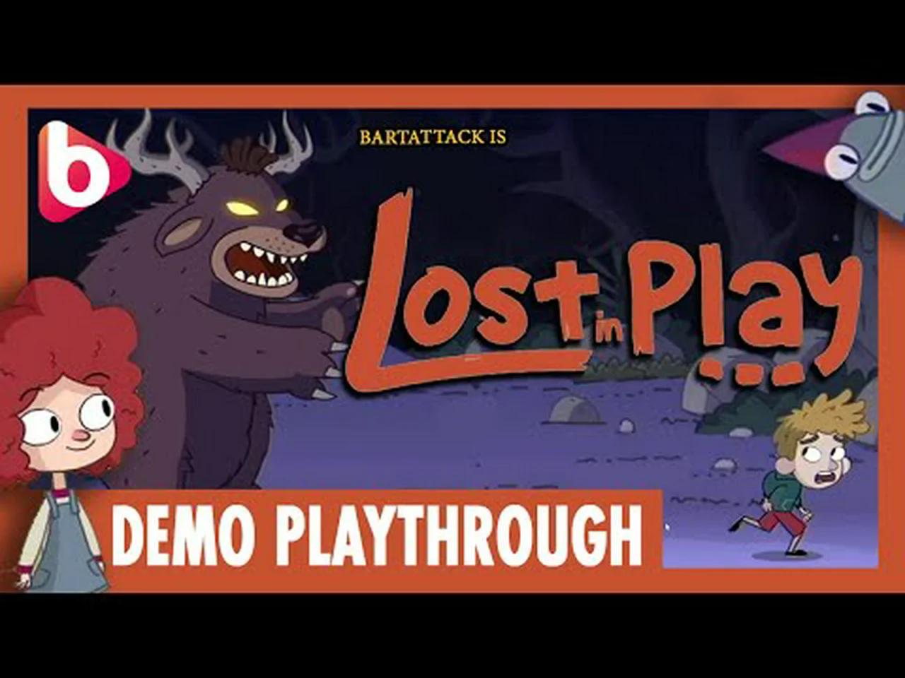 LOST IN PLAY | DEMO playthrough | A beautiful animated point and click ...